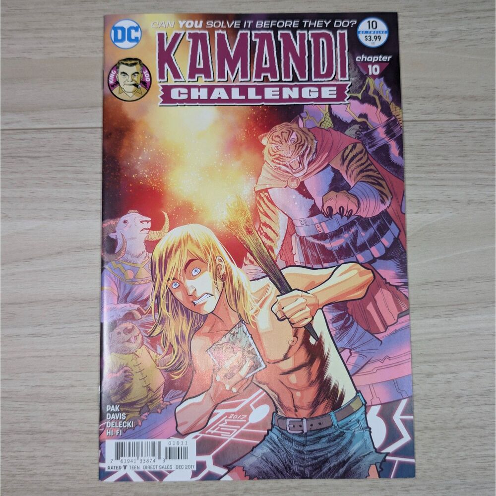 Kamandi Challenge #10 DC Comics 2017 Jack Kirby 100 Variant Comic Book VF
